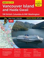 Vancouver Island & Haida Gwaii BC Road Atlas. Coverage Includes Abbotsford, Aberdeen, Bellingham (WA), Burnaby, Colwood, Comox, Coquitlam, Courtenay, Duncan, Esquimault,  Everett (WA), Gibsons, Kent, Ladysmith, Langford, Langley, Lantzville, Maple Ridge