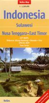 Indonesia & Sulawesi Travel & Road Map. This is a detailed map of Sulawesi. Includes transportation routes, national parks, reserves and railways. Includes city maps: Palu City, Manado and Ujung Pandang. Shipped folded.