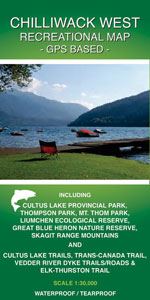 Chilliwack West Recreational Map - Waterproof. This Chilliwack trail & back road map appeals to those who enjoy hiking, mountaineering, horseback riding, mountain biking, snowshoeing, fishing, rafting and kayaking enthusiasts. These Chilliwack hiking trai