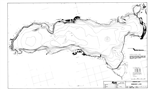 Wabamun Lake Hydrographic Chart. Bathymetric maps are similar to topographic maps, except they show contours of depth in a lake or reservoir, rather than contours describing the height of a mountain. Bathymetry is a useful technique for Fisheries manageme