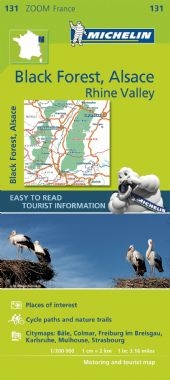 131 - France - Black Forest and Alsace map. MICHELIN zoom map ForÃªt Noire, Alsace, Rhine valley is the ideal travel companion to fully explore this French destination thanks to its easy-to-use format and its scale of 1/200,000. In addition to Michelin's