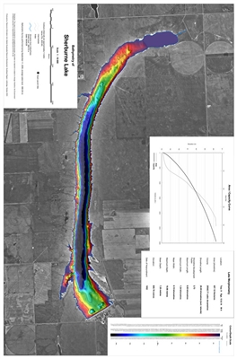 Sherburne Reservoir Bathymetric Chart