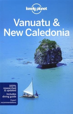 Vanuatu and New Caledonia Lonely Planet.  Covers: Vanuatu, Port Vila, Mt Yasur, Efate, Ambrym, Ouvea, Malekula, Espiritu Santo, Luganville, New Caledonia, Noumea, Grand Terre, Ile des Pins and more