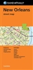 New Orleans Street Map folded by Rand McNally. Communities include Gretna, Harahan, Kenner, La Piace, Slidell and Westwego. Includes parks, points of interest, airports, county boundaries, schools, shopping malls, downtown & vicinity maps.