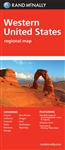 Western United States Regional Map. Covers the states of Arizona, California, Colorado, Idaho, Montana, Nevada, New Mexico, Oregon, Utah, Washington & Wyoming. Rand McNallys folded map featuring the Western United States is a must-have for anyone traveli