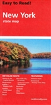 New York State Road Map. Includes detailed maps of Albany / Schenectady, Binghamton, Buffalo / Niagara Falls, Central Long Island, Elmira, New York City & vicinity, Manhattan, Rochester, Syracuse and Utica. Shows all Interstate, US state, and county highw