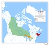 Historical Indian Treaties Canada Wall Map