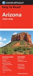 Arizona Travel & Road Map Includes detailed maps of Flagstaff, Grand Canyon National Park, Lake Havasu City, Petrified Forest National Park, Phoenix & Vicinity, Phoenix, Downtown Prescott, Tucson & Vicinity, Tucson Downtown, and Yuma. Clearly labeled Inte