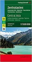 Central Asia Travel & Road Map. This map covers Southern Kazakhstan, Kyrgyzstan, Tajikistan, Turkmenistan and Uzbekistan. Freytag & Berndt road maps are available for many countries and regions worldwide. In addition to the clear design, and shaded relief