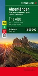 The Alps Regional map. The Alps cover a vast area including Austria, Slovenia, Italy, Switzerland and France offering numerous stunning sites to explore. A map is important when visiting the Alps because the region is vast and can be difficult to navigate