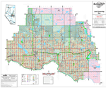 Smoky Lake Land Ownership Map - County 13. County and Municipal District (MD) maps show surface land ownership with each 1/4 section labeled with the owners name. Also shown by color are these land types - Crown (government), Freehold (private) and Crown