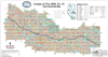 Two Hills County Landowner map - C21. County and Municipal District (MD) maps show surface land ownership with each 1/4 section labeled with the owners name. Also shown by color are these land types - Crown (government), Freehold (private) and Crown Lease