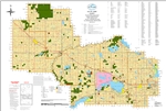 Lac St. Anne Landowner Map - County 28. County and Municipal District (MD) maps show surface land ownership with each 1/4 section labeled with the owners name. Also shown by color are these land types - Crown (government), Freehold (private) and Crown Lea