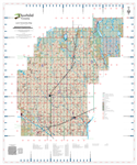 Thorhild County Landowner map - C7. County and Municipal District (MD) maps show surface land ownership with each 1/4 section labeled with the owners name. Also shown by color are these land types - Crown (government), Freehold (private) and Crown Leased