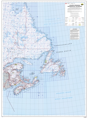Atlantic Provinces Base Map NTS
