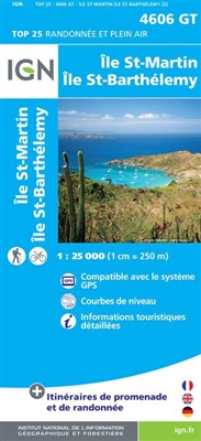 St Martin and St Barthelemy Institut Geographique National