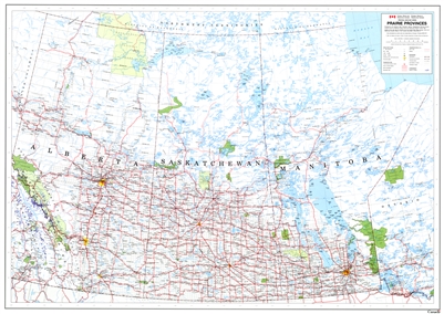 Prairie Provinces Base Map