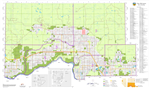 Clear Hills South Municipal District Landowner Map - MD 21. County and Municipal District (MD) maps show surface land ownership with each 1/4 section labeled with the owners name. Also shown by color are these land types - Crown (government), Freehold