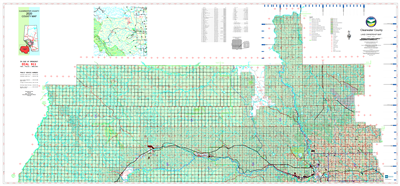 Clearwater North Landownership Map - MD 99. County and Municipal District (MD) maps show surface land ownership with each 1/4 section labeled with the owners name. Also shown by color are these land types - Crown (government), Freehold (private) and Crown