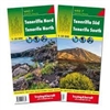 Tenerife North & South Travel Map. This is a very detailed Freytag & Berndt at 1:50,000 scale. It is a two sheet set within a plastic sleeve.  Included is tourist information, walking and hiking trails, and an index with postal codes.  It is suitable for