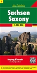 Saxony Germany Travel & Road Map. Freytag & Berndt road maps are available for many countries and regions worldwide. In addition to the clear design, and shaded relief these road maps have a lot of additional information such as roads, sights, camping sit