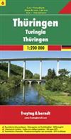 Thuringen Germany Travel & Road Map. Freytag & Berndt road maps are available for many countries and regions worldwide. In addition to the clear design, and shaded relief these road maps have a lot of additional information such as roads, sights, camping