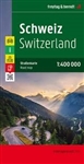 Switzerland Travel Map.  A hard-backed fully indexemap of Switzerland, including tourist info, distances, & accurate geographical coordinated (with postal codes) highways. Freytag & Berndt road maps are available for many countries and regions worldwide.