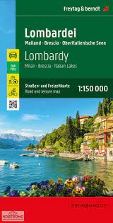 Lombardy  Italy Travel map  by Freytag & Berndt is an excellent resource for those looking to explore the region. The map includes Milan and Lombardy, as well as detailed information on the top 10 sites to see, cycling routes, city maps, p