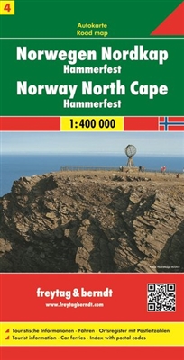 Norway North Cape Travel & Road Map. Includes Hammerfest. Freytag & Berndt road maps are available for many countries and regions worldwide. In addition to the clear design, and shaded relief these road maps have a lot of additional information such as ro