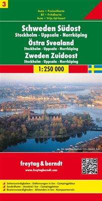 SE Sweden with Stockholm Travel & Road Map. Freytag & Berndt road maps are available for many countries and regions worldwide. In addition to the clear design, and shaded relief these road maps have a lot of additional information such as roads, sights, c