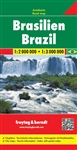 Brazil Travel map. Freytag & Berndt is a renowned publisher of road maps that cover many countries and regions worldwide. These maps are popular among travelers because they provide a clear and well-designed overview of the area, featuring shaded relief a