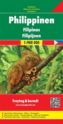 Philippines Travel Map Hard cover road map of the Philippines. Freytag & Berndt road maps are available for many countries and regions worldwide. In addition to the clear design, and shaded relief these road maps have a lot of additional information such