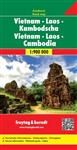 Vietnam Laos Cambodia Travel Map. The extensive index of local authorities also allows for a quick orientation. Tourist information also includes airports, railroads, ferries, and points of interest. Freytag & Berndt road maps are available for many count