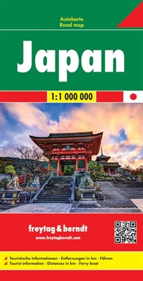 Japan Travel Map Freytag & Berndt road maps are available for many countries and regions worldwide. In addition to the clear design, and shaded relief these road maps have a lot of additional information such as; roads, sights, camping sites and various t