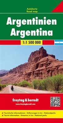 Argentina Travel & Road Map. Freytag & Berndt road maps are available for many countries and regions worldwide. In addition to the clear design, and shaded relief these road maps have a lot of additional information such as; roads, sights, camping sites a