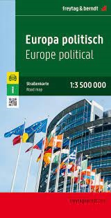 Europe Political Travel & Road Map. Freytag & Berndt road maps are available for many countries and regions worldwide. In addition to the clear design, and shaded relief these road maps have a lot of additional information such as; roads, sights, camping