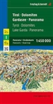 The Tyrol Dolomites and Lake Garda region in Italy offers a diverse range of breathtaking landscapes, charming towns, and cultural attractions.  The clear design, shaded relief, and extensive index of local authorities make navigation easy, while the addi