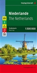 The Netherlands Travel & Road map by Freytag & Berndt is a comprehensive resource for those exploring this beautiful country. The map includes a clear design and shaded relief, making it easy to navigate, and provides a wealth of additional information,