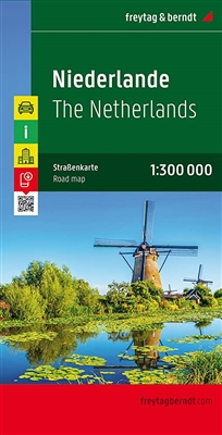 The Netherlands Travel & Road map by Freytag & Berndt is a comprehensive resource for those exploring this beautiful country. The map includes a clear design and shaded relief, making it easy to navigate, and provides a wealth of additional information,