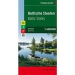 Baltic States Travel & Road map. This is a great map covering the Baltic States. On one side it covers Estonia and Latvia and on the other Lithuania, the rest of Latvia, some of Russia and Poland. Good detail and easy to read legend and index. In addition