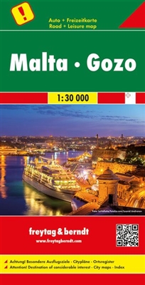 Malta Gozo Travel Map  Freytag & Berndt road maps are available for many countries and regions worldwide. In addition to the clear design, and shaded relief these road maps have a lot of additional information such as; roads, sights, camping sites and va