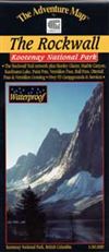 The Rockwall - Kootenay National Park BC map. This map is made specially for hiking, canoeing and other outdoor activities. Provides current information, is easy to read and is waterproof. Includes a detailed information guide.