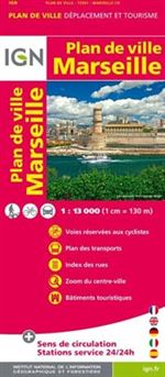 Marseille City Plan France IGN