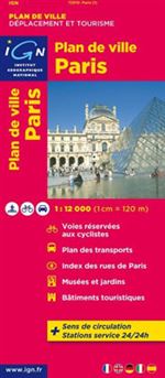 Paris City Plan France IGN
