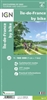 Ile-De-France Cycle Touring Map. Cycling map showing 100 circuits. Ile-de-France is a region in north-central France. It surrounds the nations famed capital, Paris, an international center for culture and cuisine with chic cafes and formal gardens. The ci