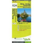 111 Metz Verdun Luxembourg IGN France