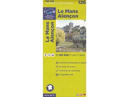 126 Le Mans Alencon IGN France