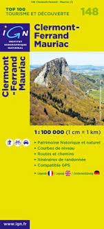 148 Clermont Ferrand Mauriac IGN France