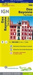 Dax Bayonne France - Detailed Road Map. The brand new revision of the IGN Top 100 maps - originally designed for cyclists they should appeal to anyone who wants to explore their holiday area of France in detail by walking, cycling or by car. IGN say the n