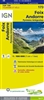 Foix Andorre France - Detailed Road Map. The brand new revision of the IGN Top 100 maps - originally designed for cyclists they should appeal to anyone who wants to explore their holiday area of France in detail by walking, cycling or by car. IGN sa